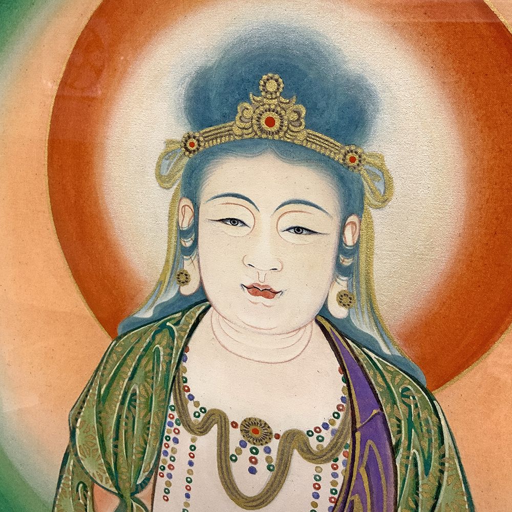 額装実例4 仏画の浮かし額装