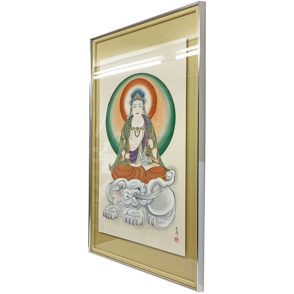 額装実例5 仏画の浮かし額装