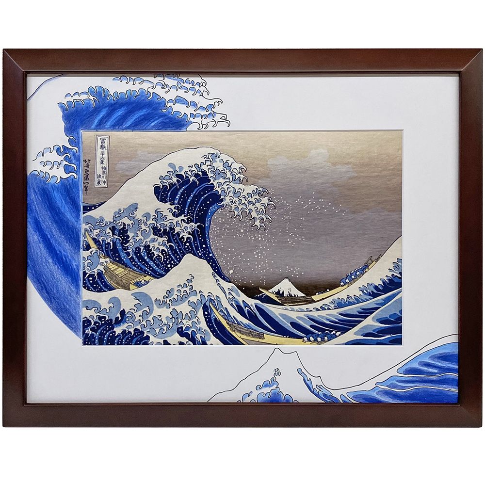 浪裏 葛飾北斎