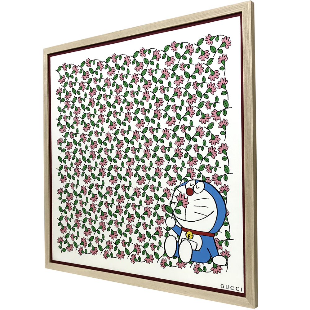 額装実例5 ドラえもん×グッチ