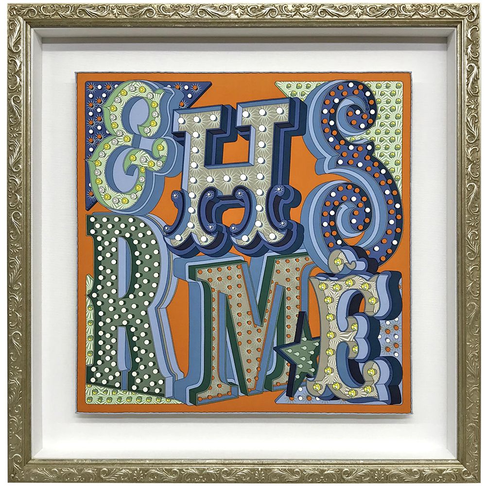 プチカレ 浮かし額装