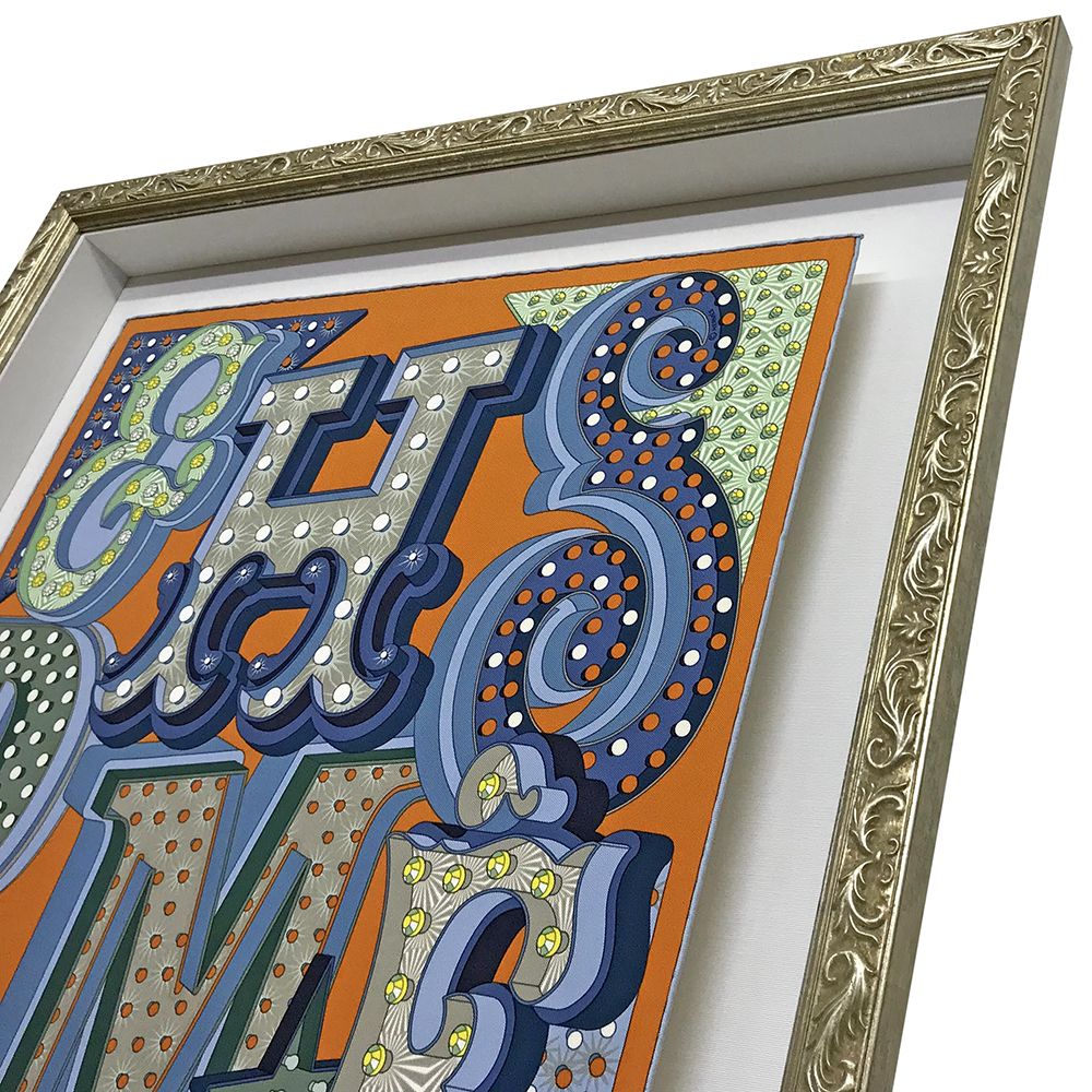 プチカレ 浮かし額装