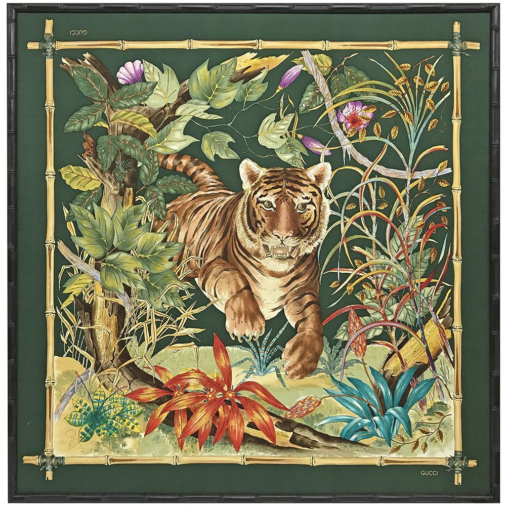 グッチ タイガー×バンブー
