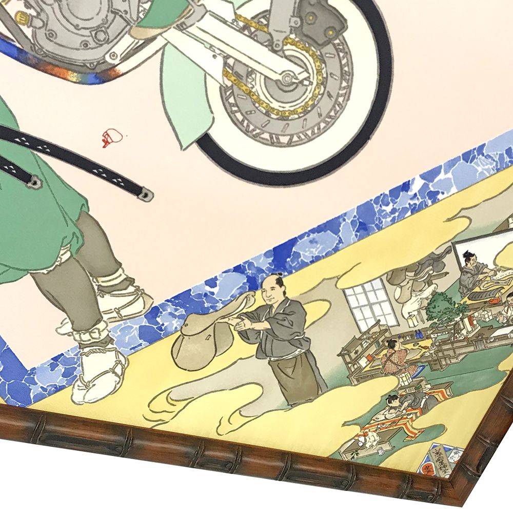 エルメスの職人たち 菱形