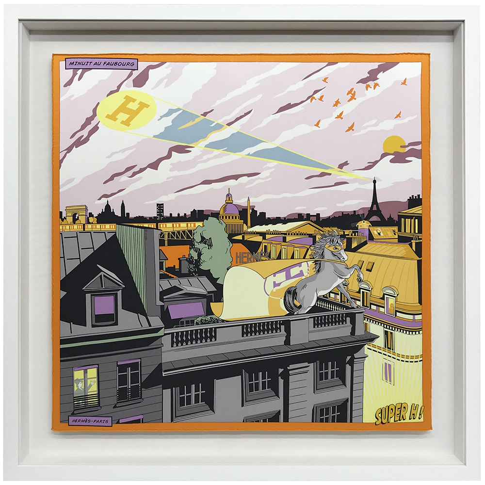 エルメス 浮かし額装