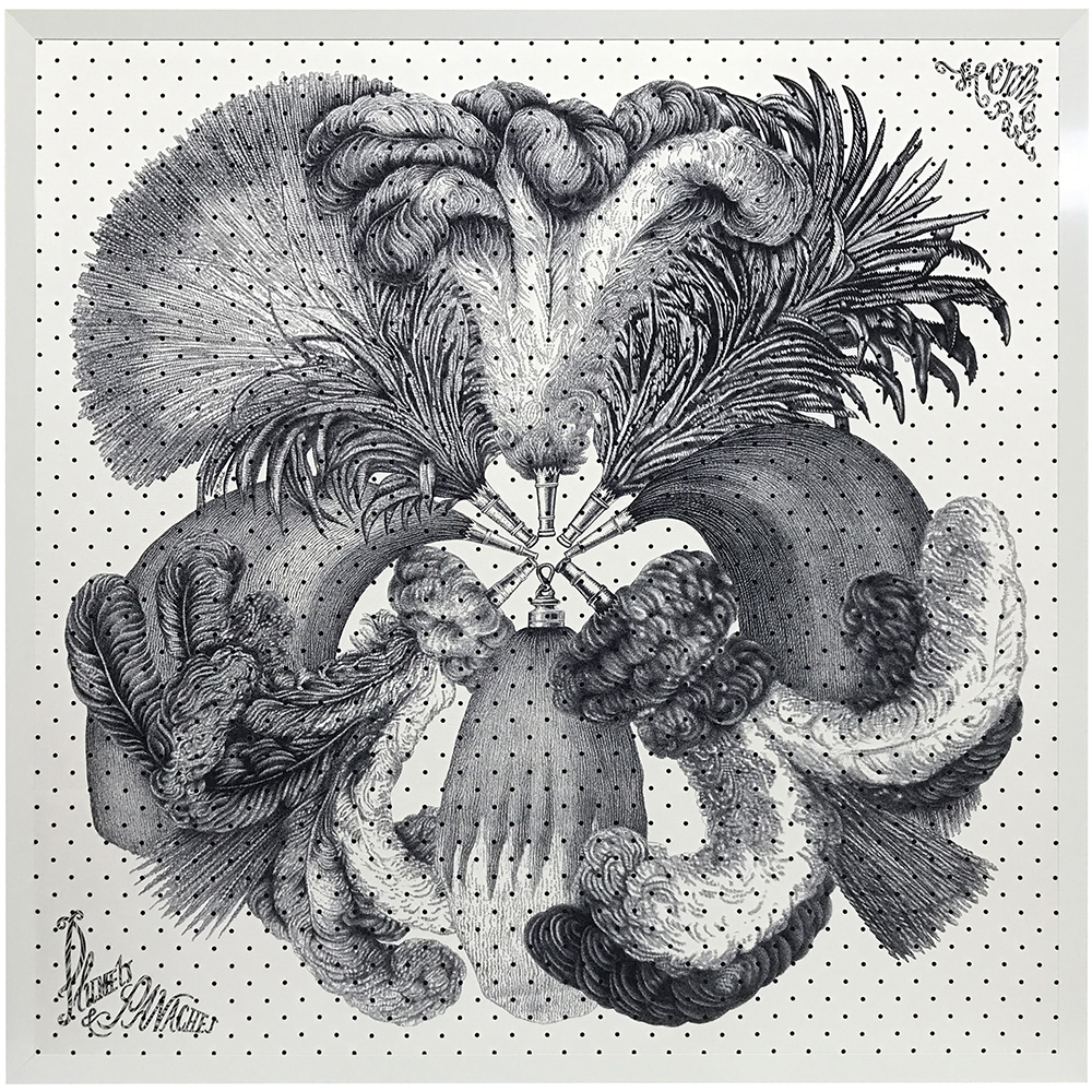 カレ90 羽と羽飾り