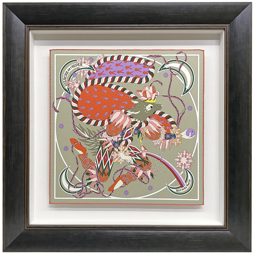 冬の祭典 プチカレ浮かし額装