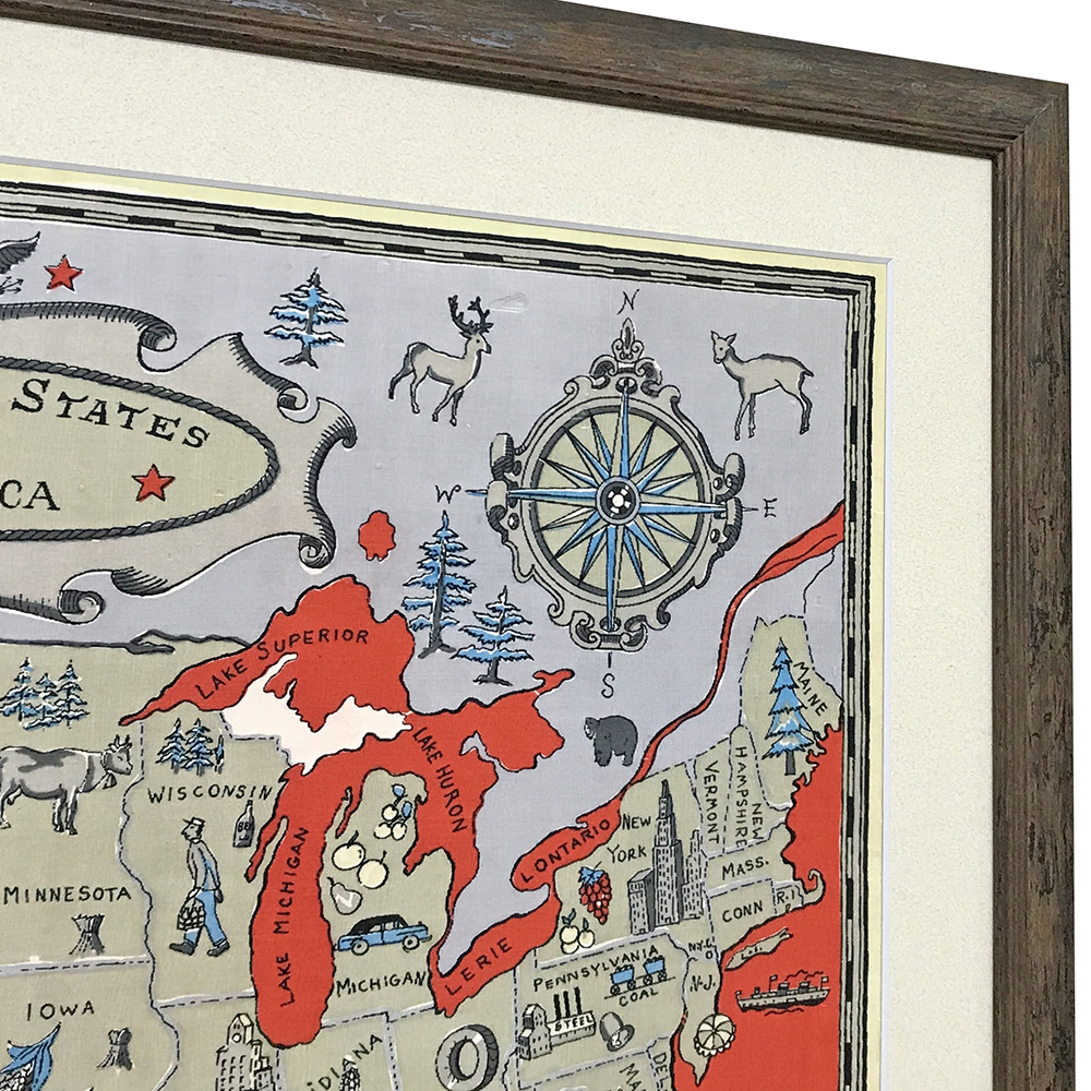 バンダナ アメリカ地図