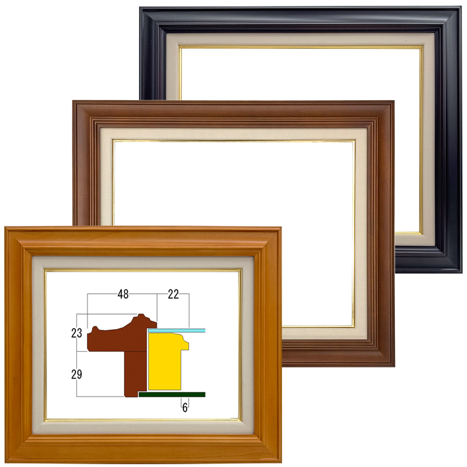 詳細画像 油絵額縁 高尾