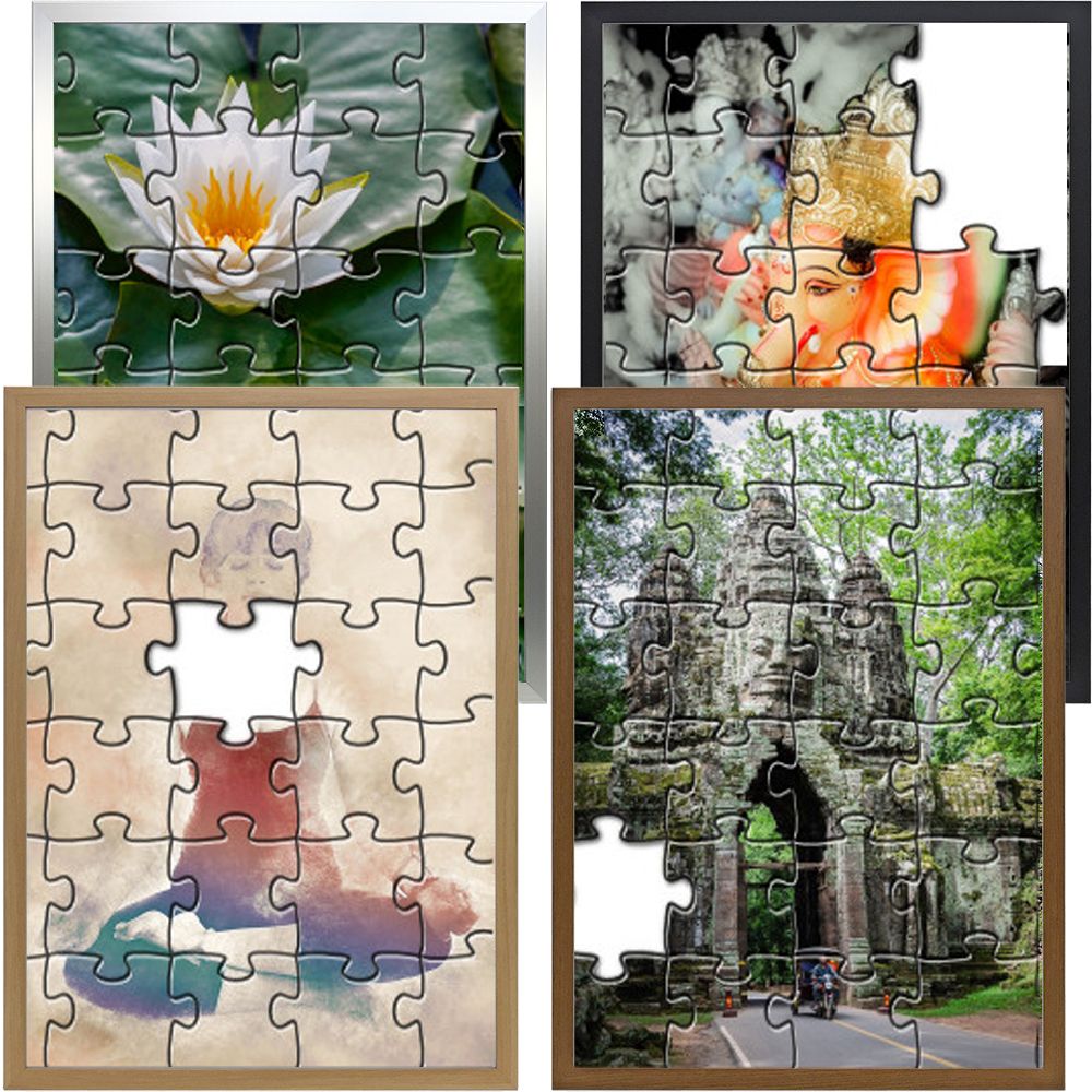 パズル用 ネオフレーム トンボ式で裏板などの取り外しが簡単な