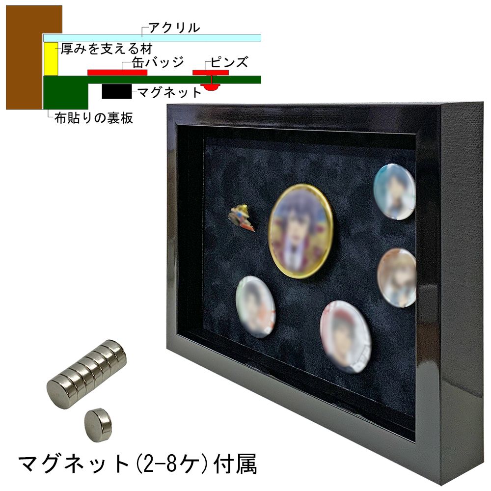 詳細画像2 缶バッジ・ピンズ額 8231