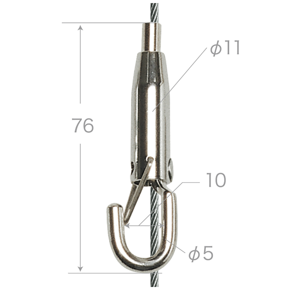 詳細画像3 セフティワイヤー自在 [大]