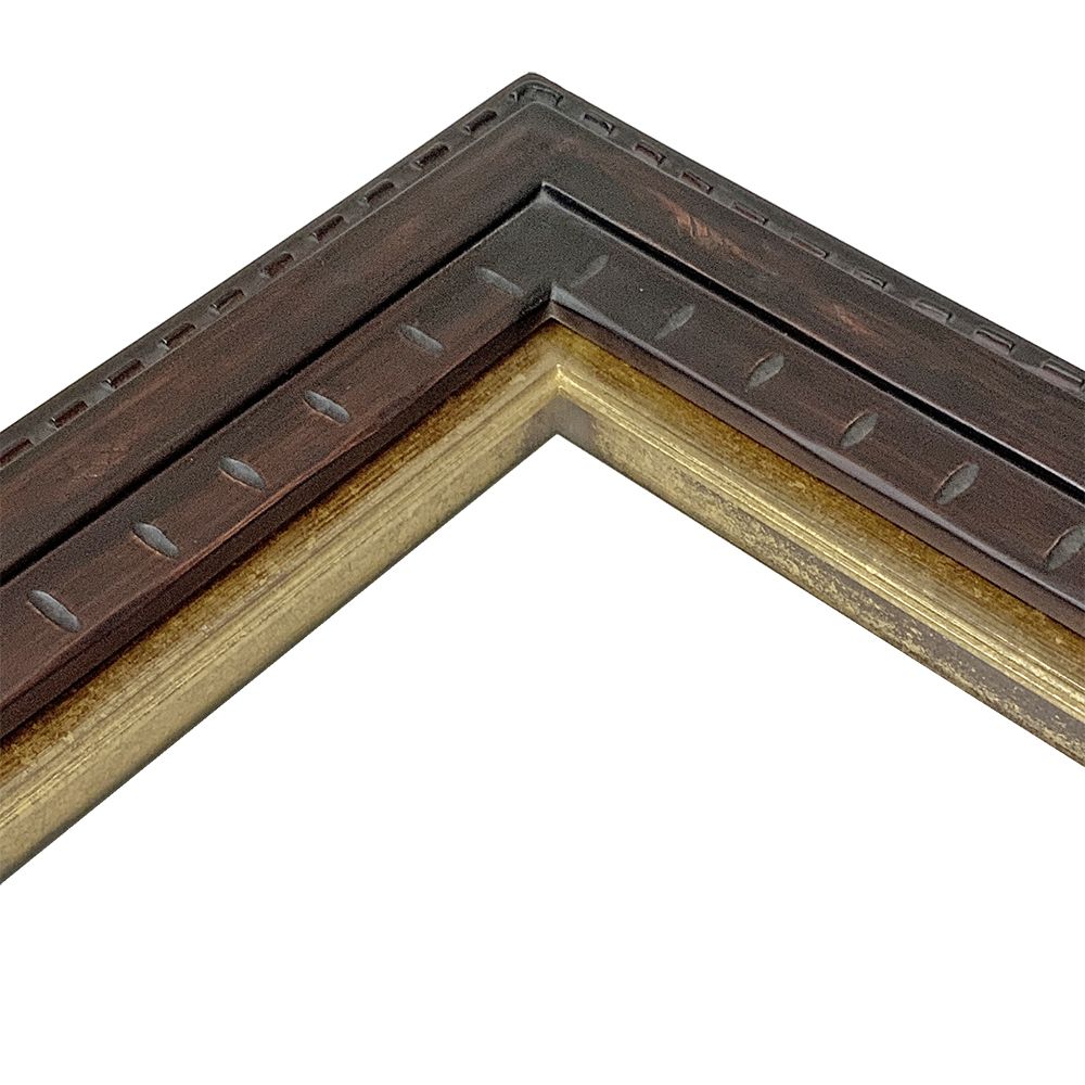 詳細画像3 油絵額縁 囲炉裏マット無し
