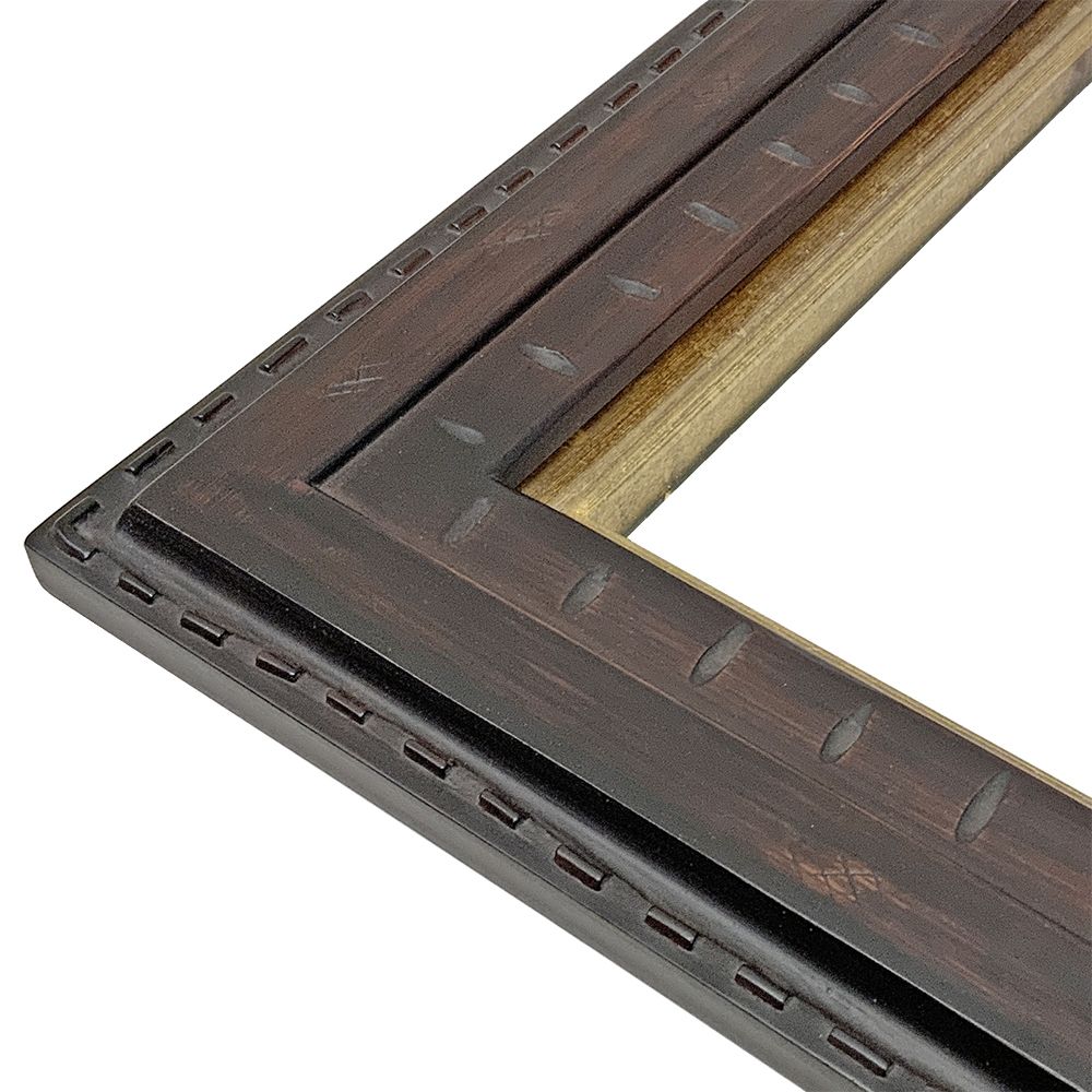 詳細画像4 油絵額縁 囲炉裏マット無し