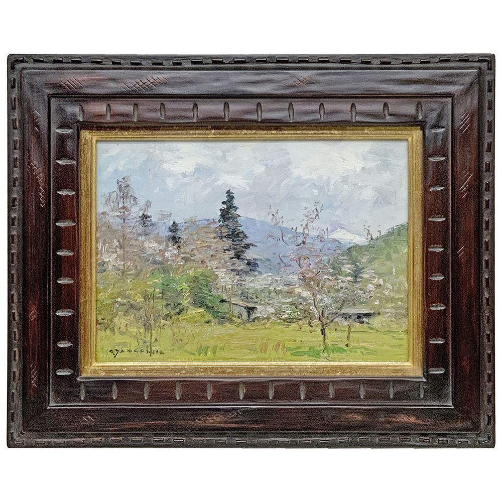 詳細画像5 油絵額縁 囲炉裏マット無し