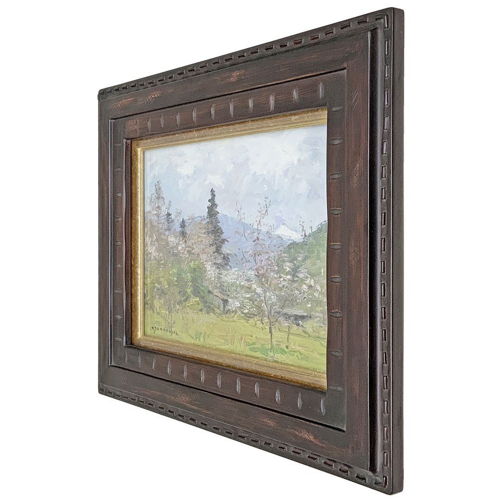 詳細画像6 油絵額縁 囲炉裏マット無し