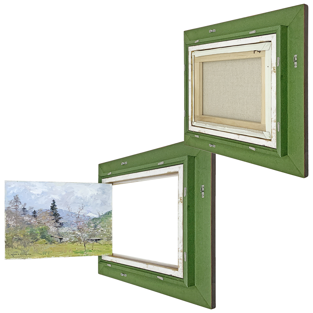 詳細画像8 油絵額縁 囲炉裏マット無し