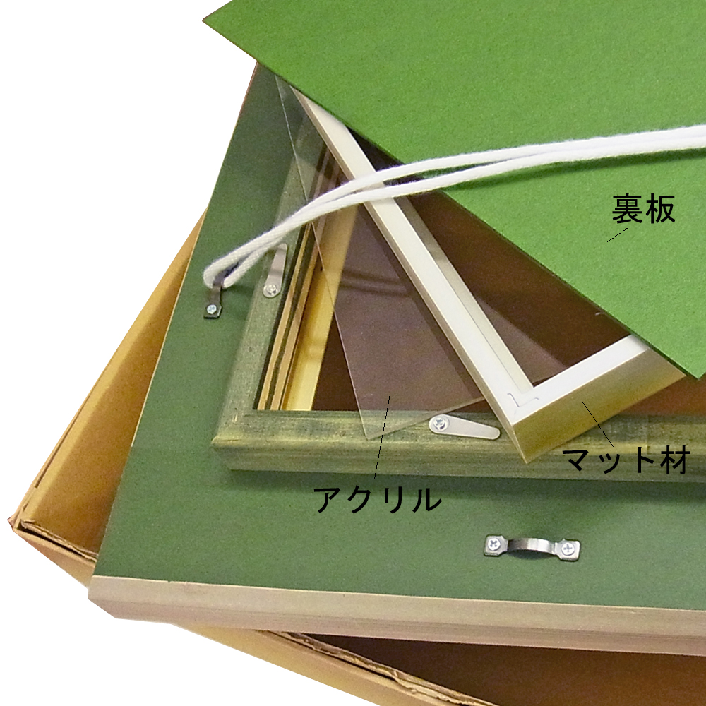 詳細画像7 油絵額縁 3484N