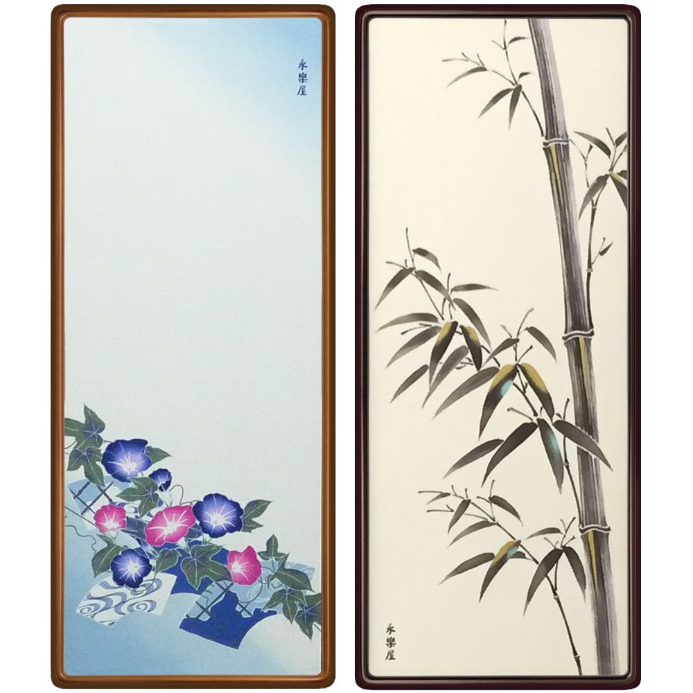 手ぬぐい額 隅丸傾斜