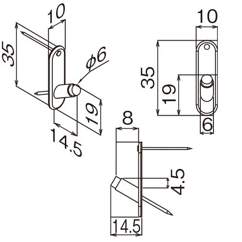 詳細画像7 らくらく掛フック クリア