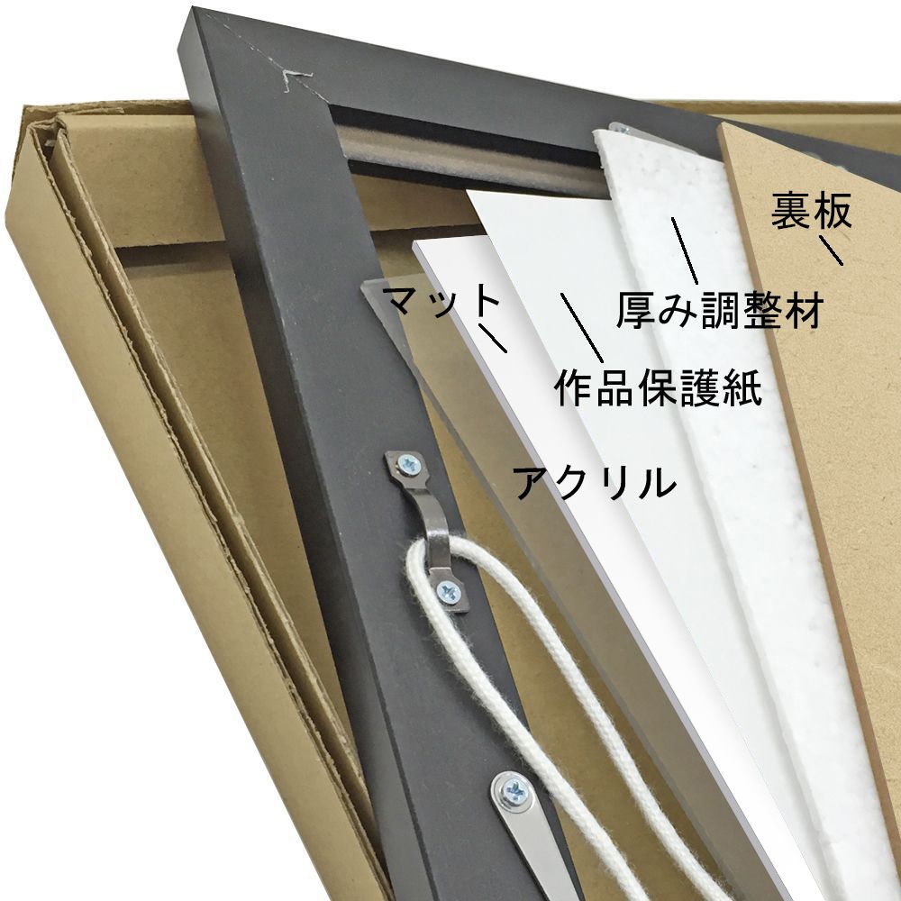 詳細画像7 特殊色紙(142×160ミリ) 専用額