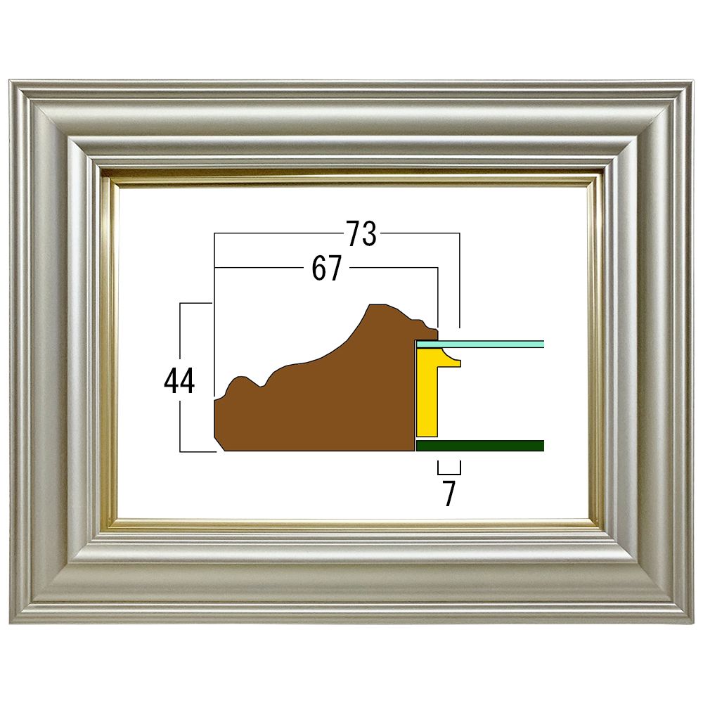 詳細画像 油絵額縁 3455N