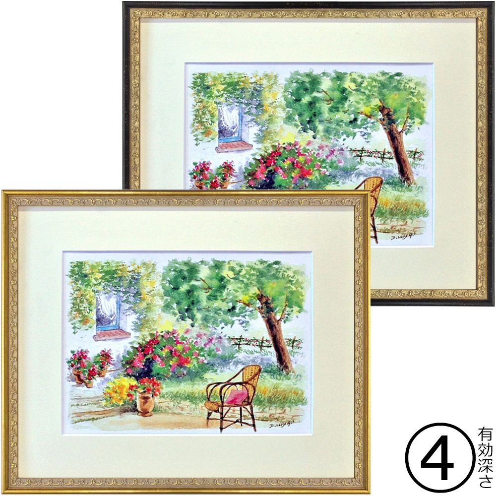 一般額 8227 細身ながらもゴージャスに魅せる、アンティーク調の一般額