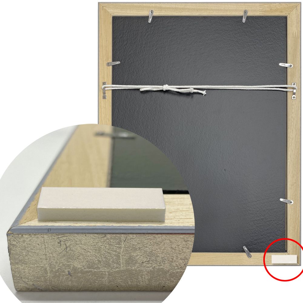 詳細画像 額縁金具 額楽パッド