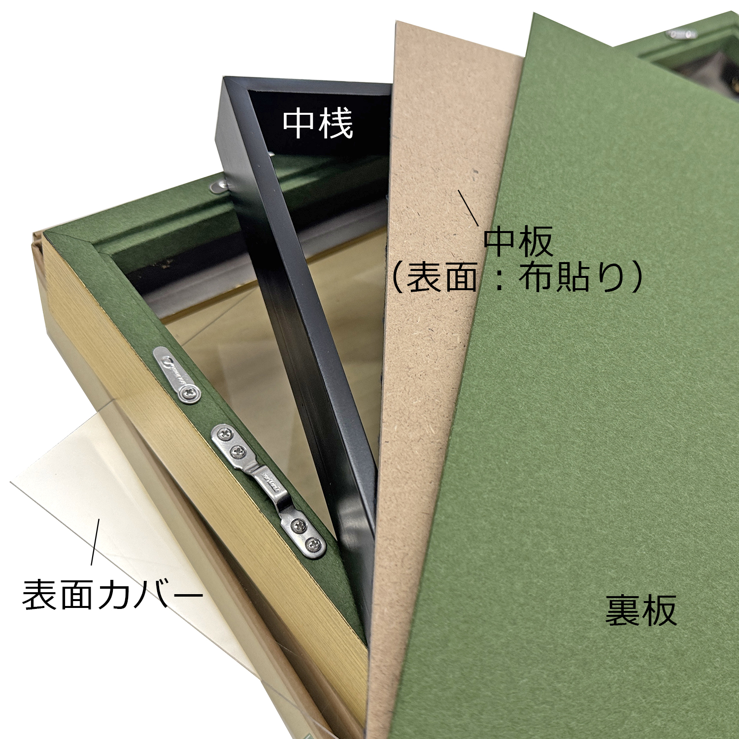 詳細画像7 浮かし額 角箱(金銀)