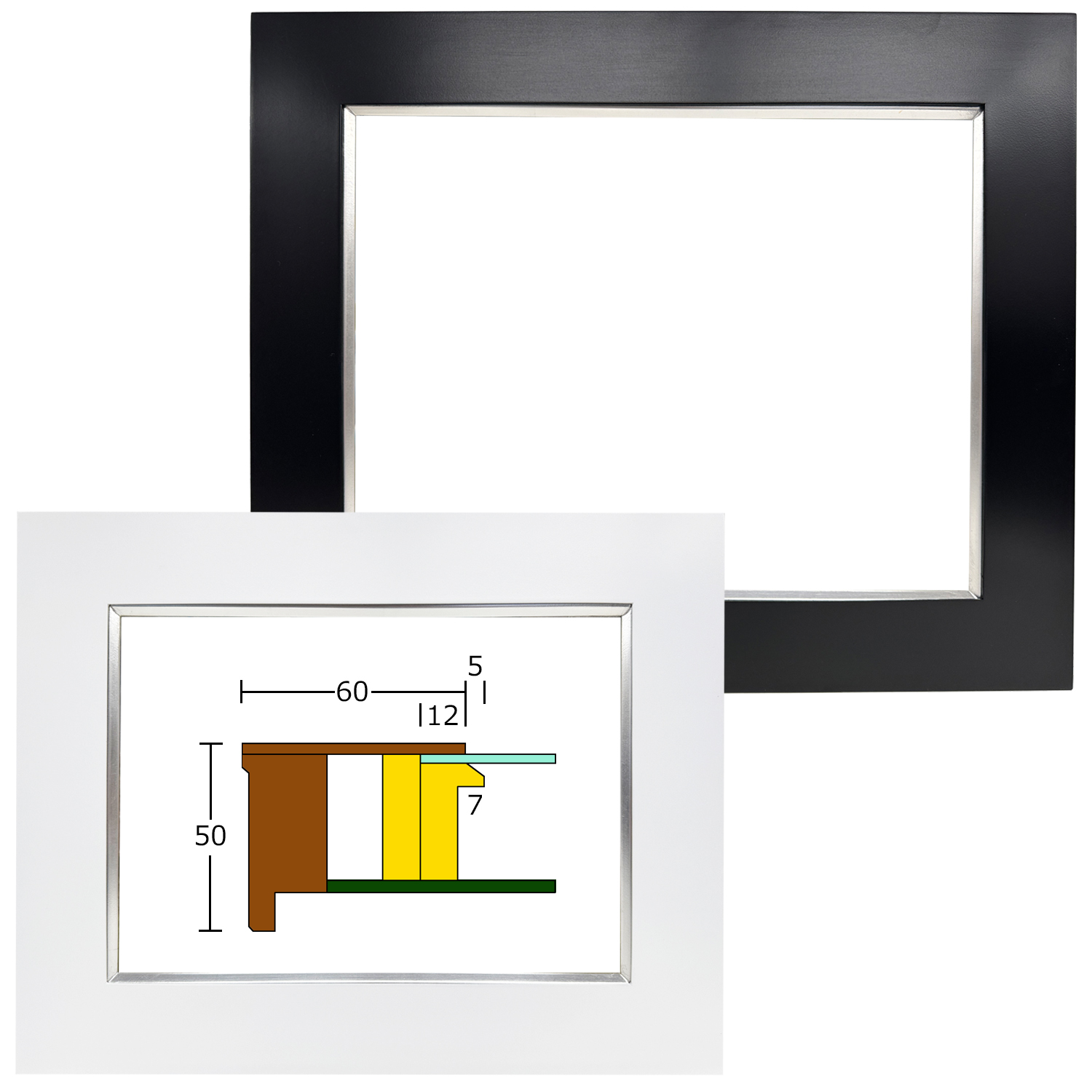 詳細画像 油絵額縁 FLAT