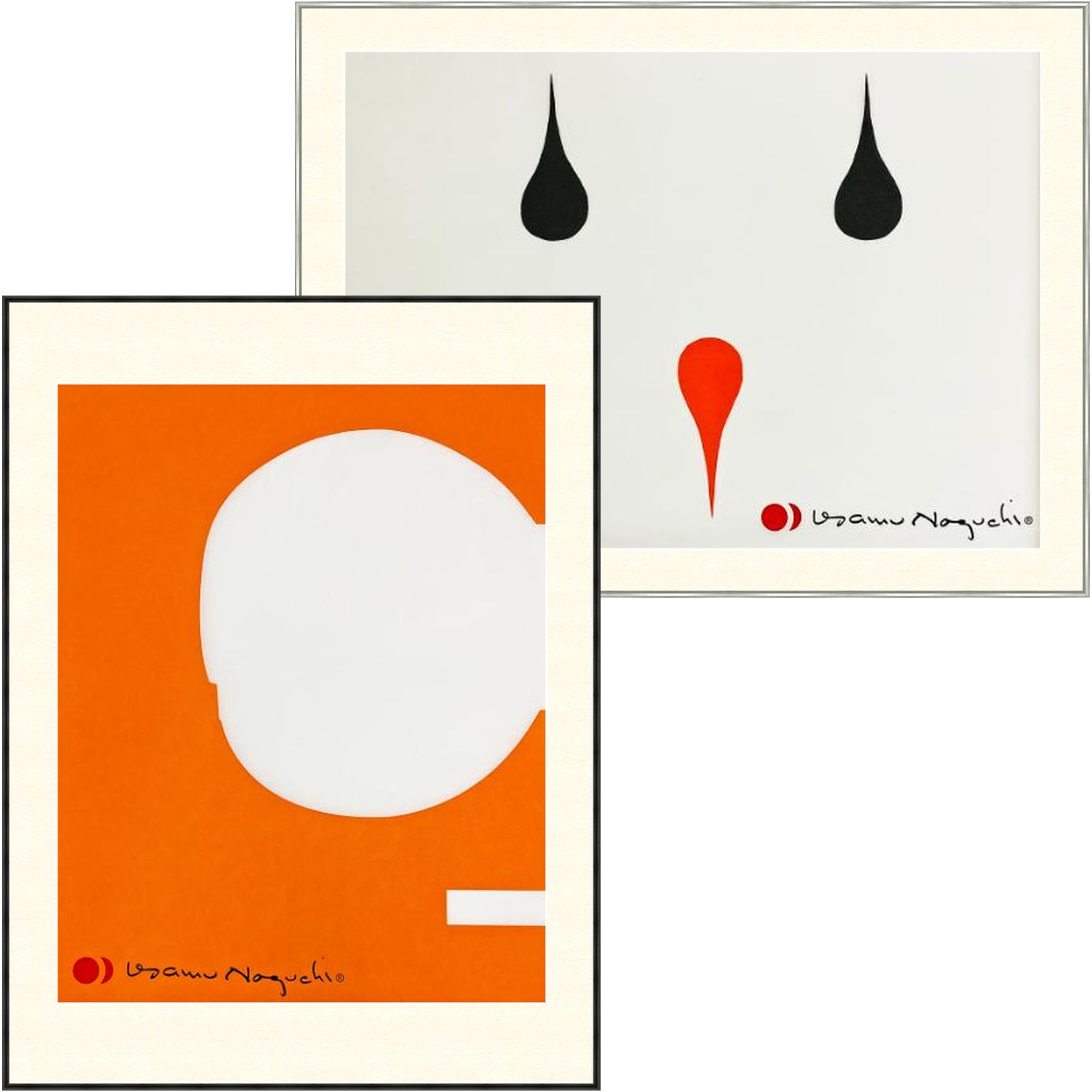 イサムノグチ　ポスター　1AR レッド Akari 1AR Print – Red Sun – The Noguchi Museum