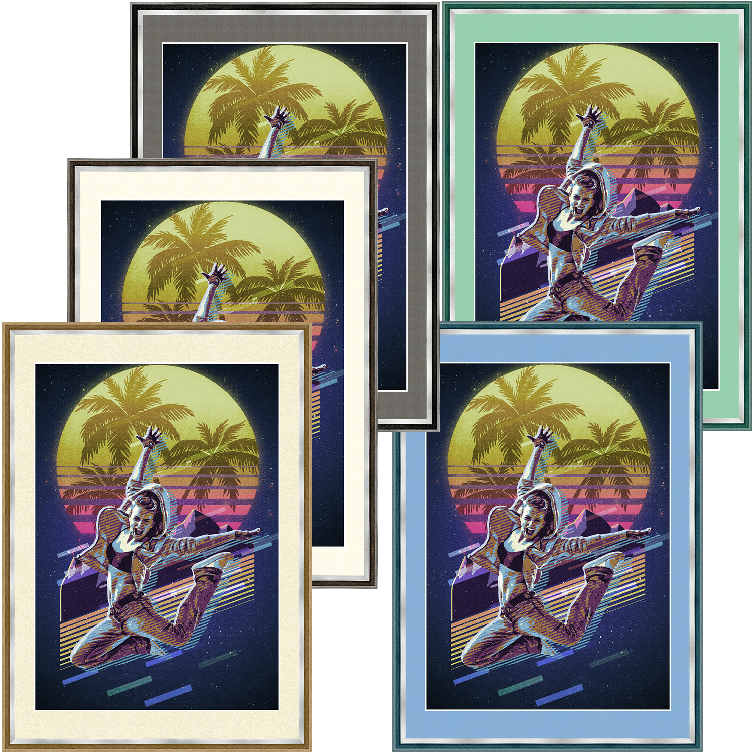 マット付ポスター額 エトルタ