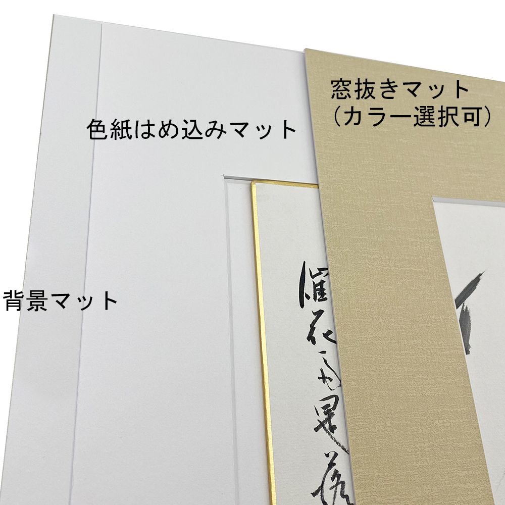 保存額装色紙額 6700N 保存性に特化して構成した、大切な色紙を末永く
