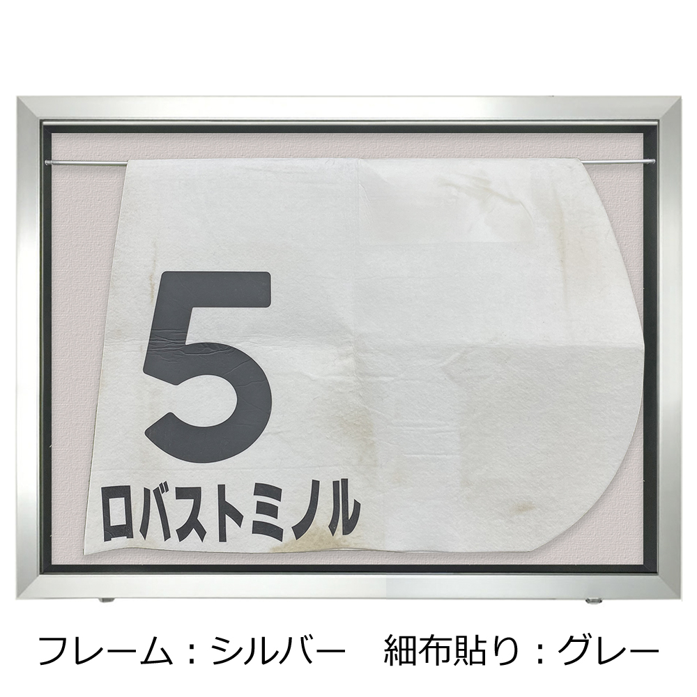 前開式 競馬ゼッケン専用額 前開きの扉が付いた、競馬ゼッケンを