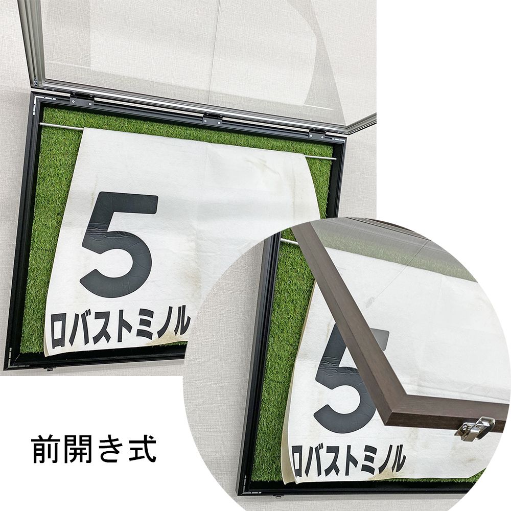 詳細画像6 前開式 競馬ゼッケン専用額 芝