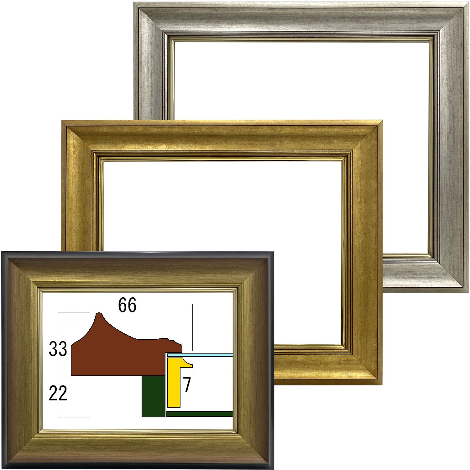 詳細画像 油絵額縁 8167