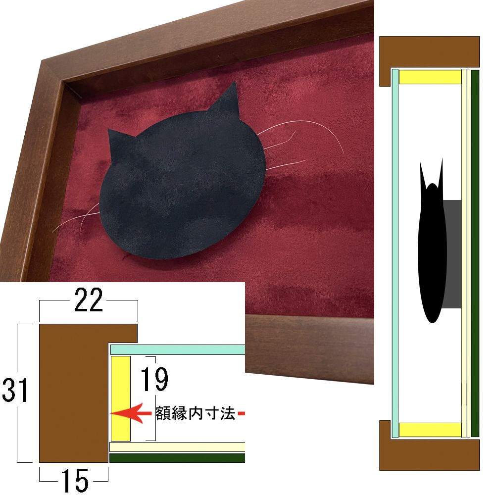 詳細画像9 猫ひげフレーム 5660