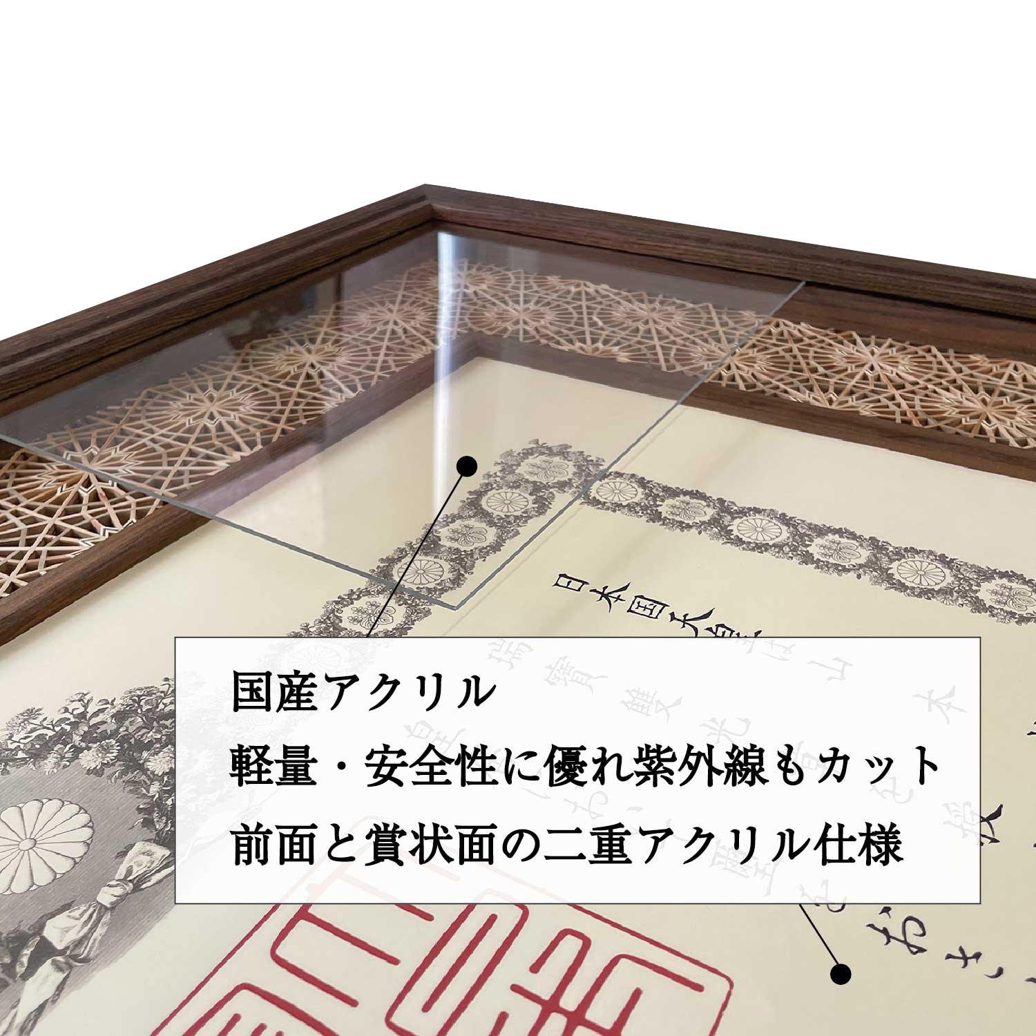 詳細画像9 神代叙勲額 八重菊