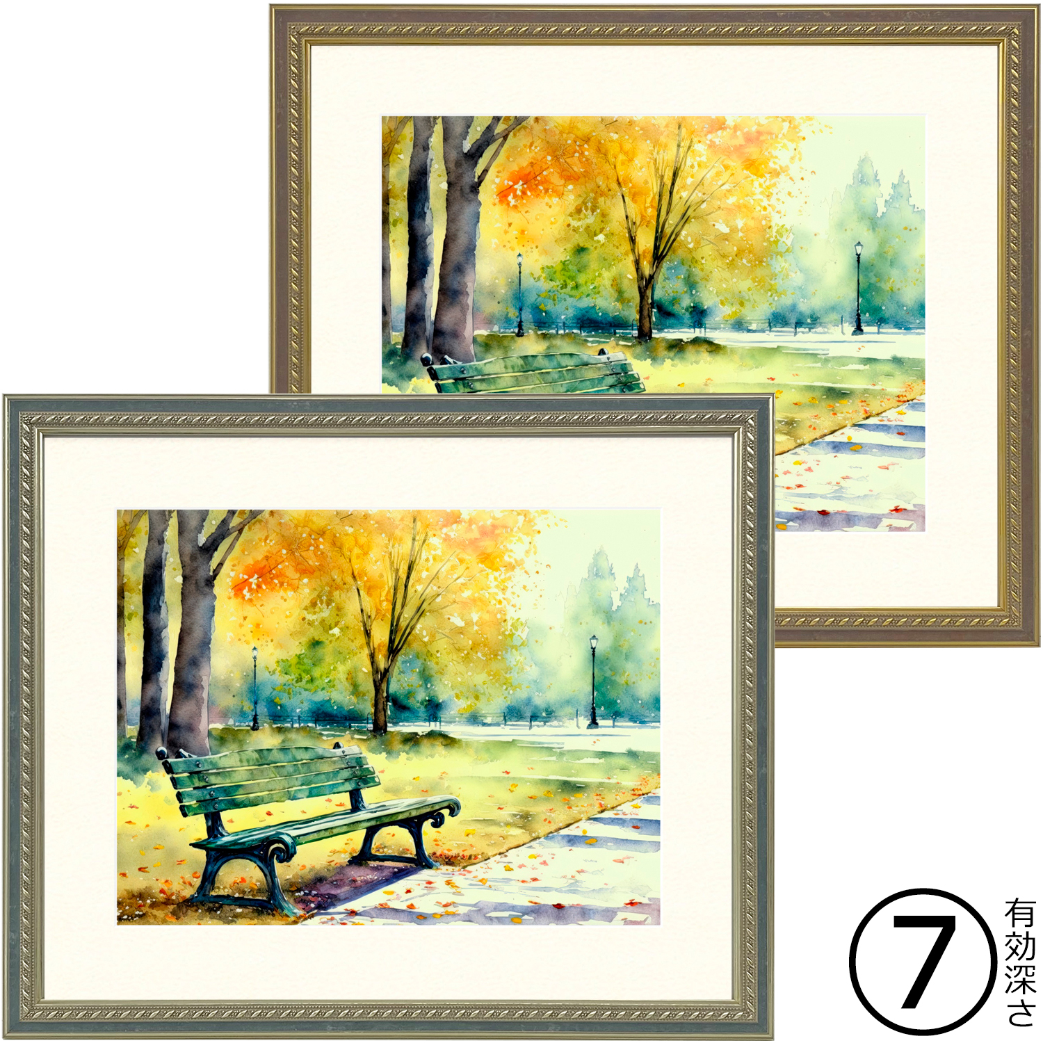 一般額 8233 華やかなアンティーク調デザインが使いやすい軽量タイプの