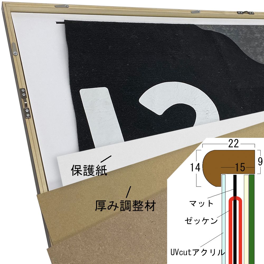 詳細画像8 競馬ゼッケン専用額 6700N