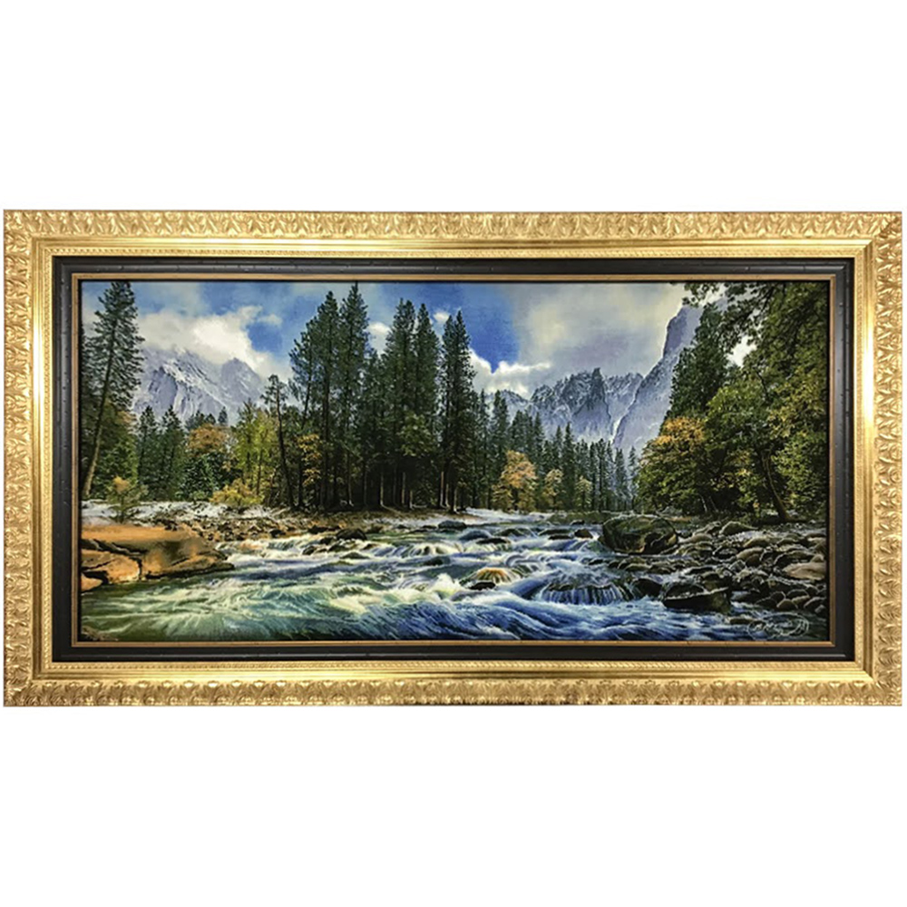 ペルシャ絨毯 二重フレーム