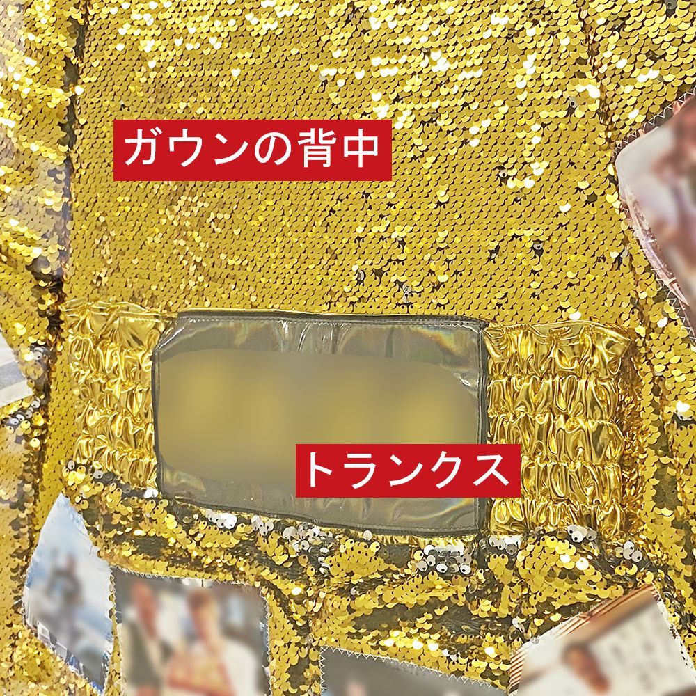 額装実例8 ガウンとトランクス