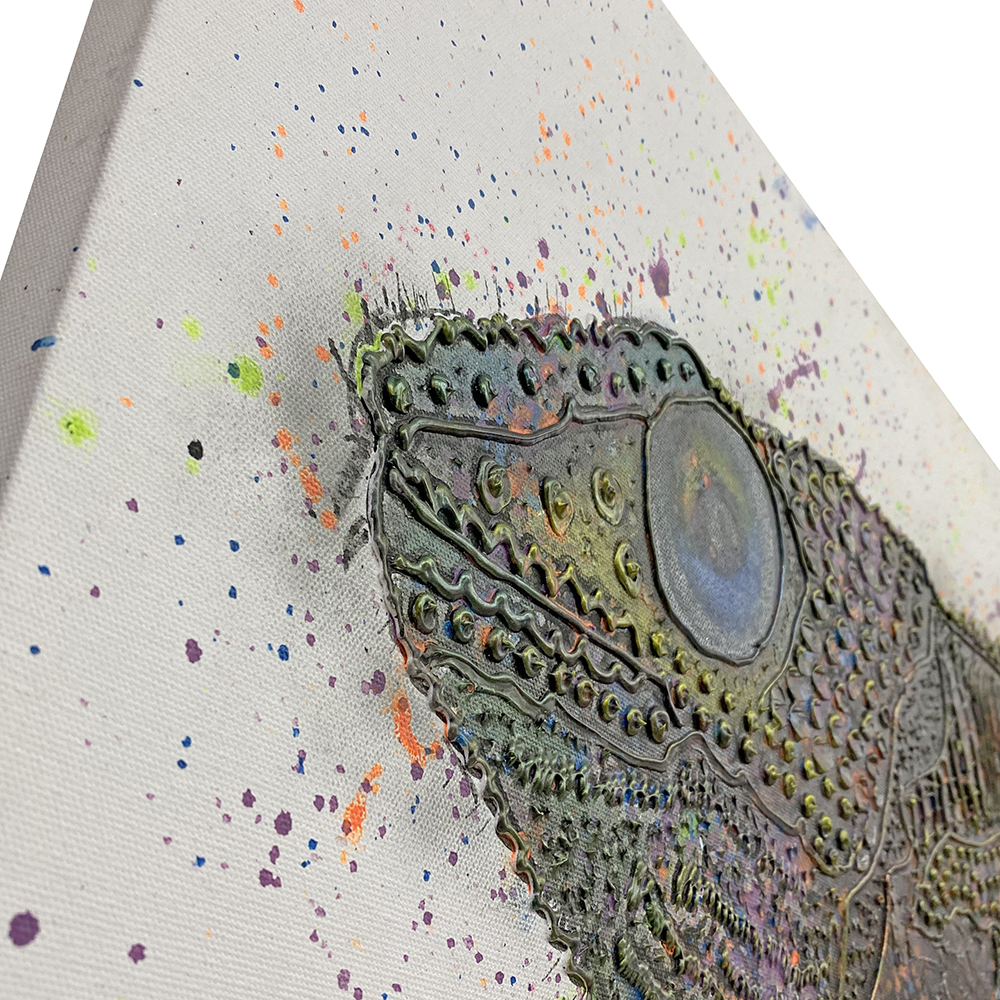 ウォールアート カメレオン