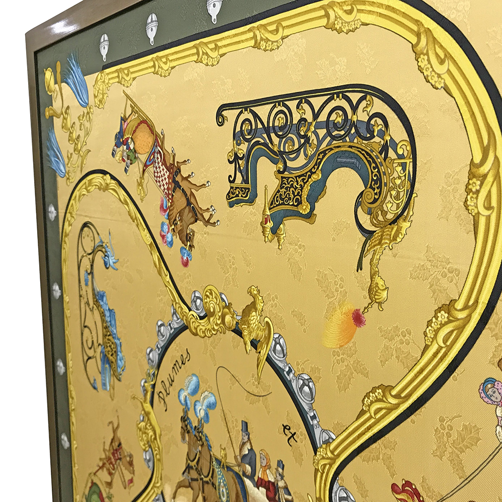 エルメス カレ90 羽飾りと鈴