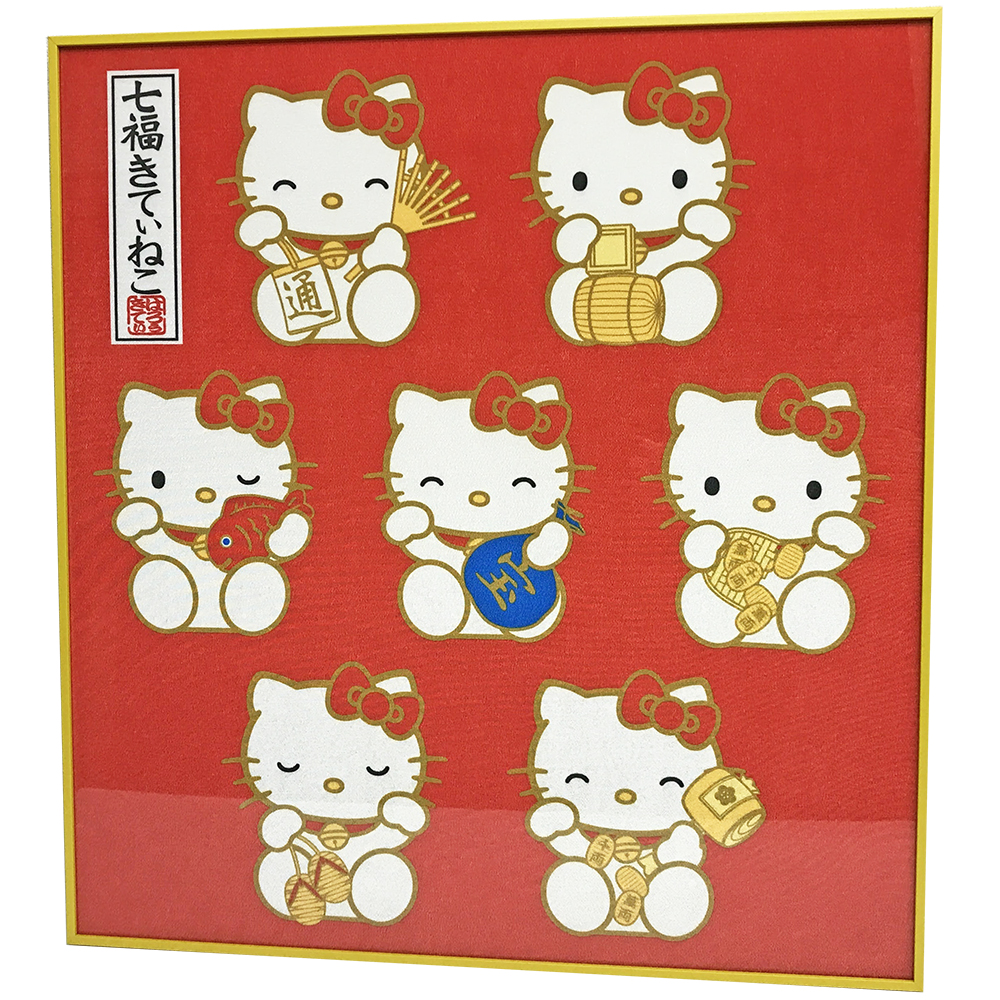 座布団カバー キティ