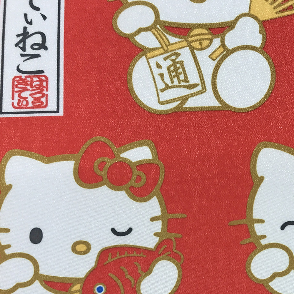 額装実例5 座布団カバー キティ