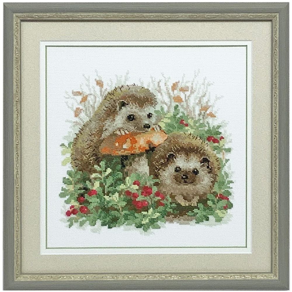 クロスステッチ ハリネズミ