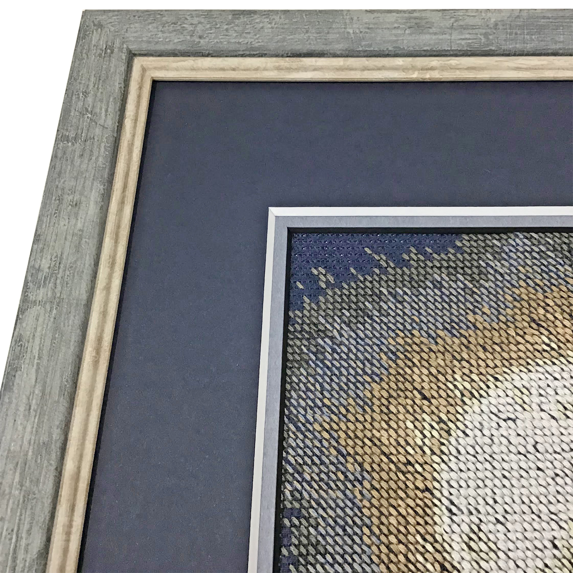 クロス刺繍 狼達