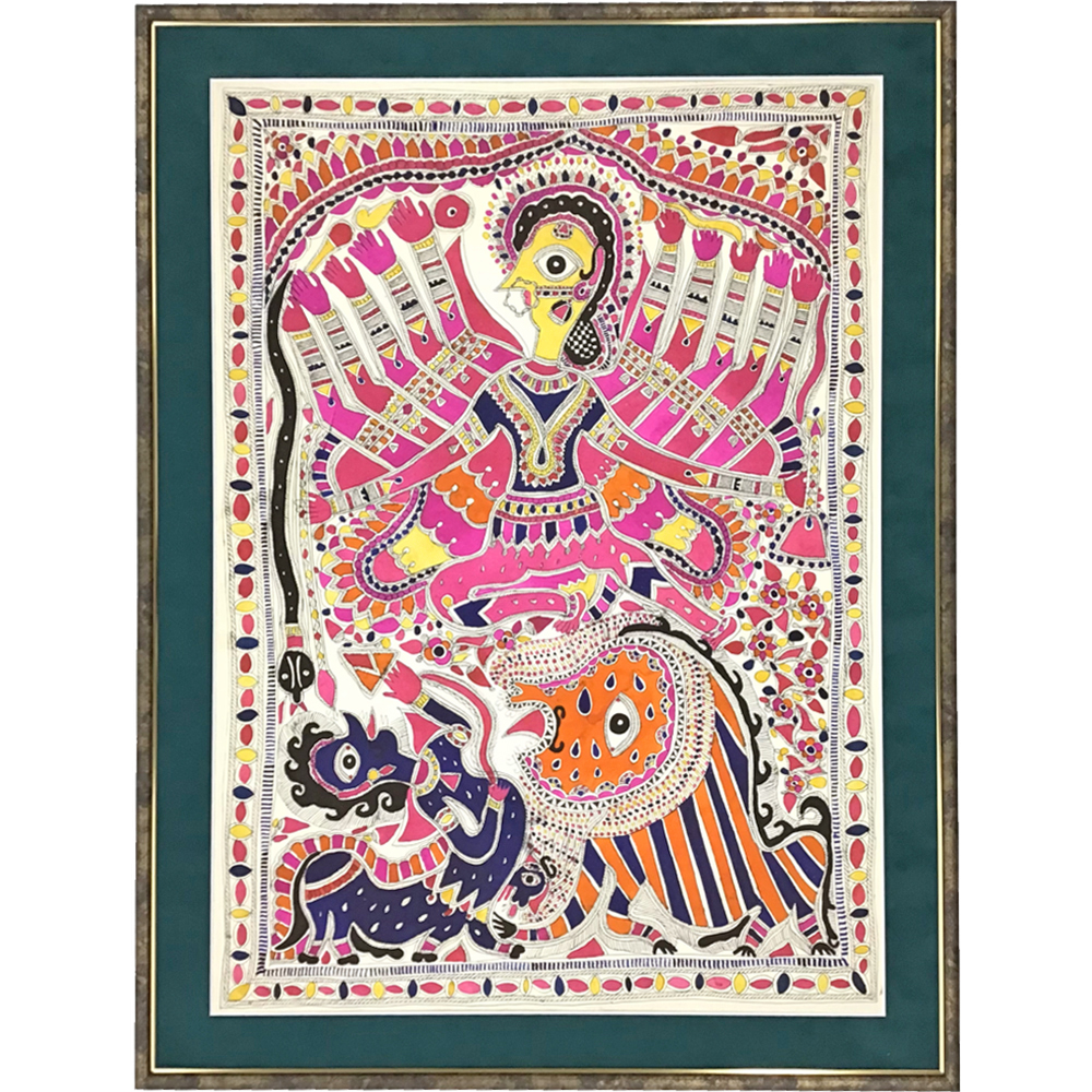 インド土産　大判絵画
