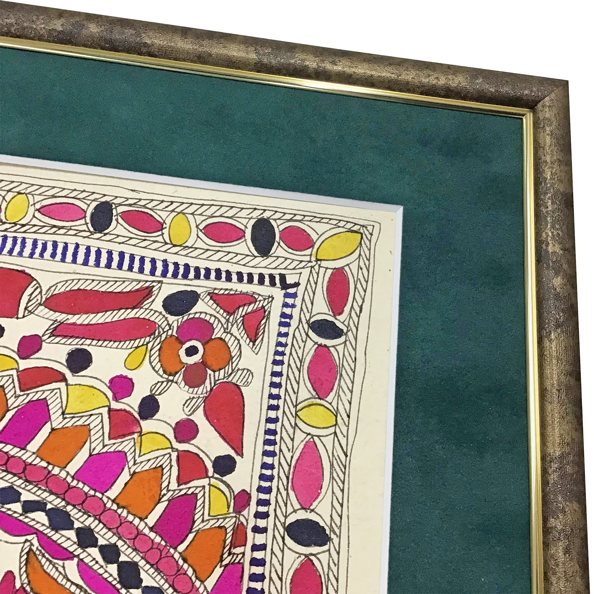 額装実例3 インド土産　大判絵画